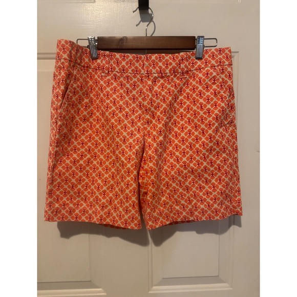 Tommy Hilfiger Womens Floral Print Cotton Shorts Size 8 Casual Summer Wear Beach - Picture 1 of 7
